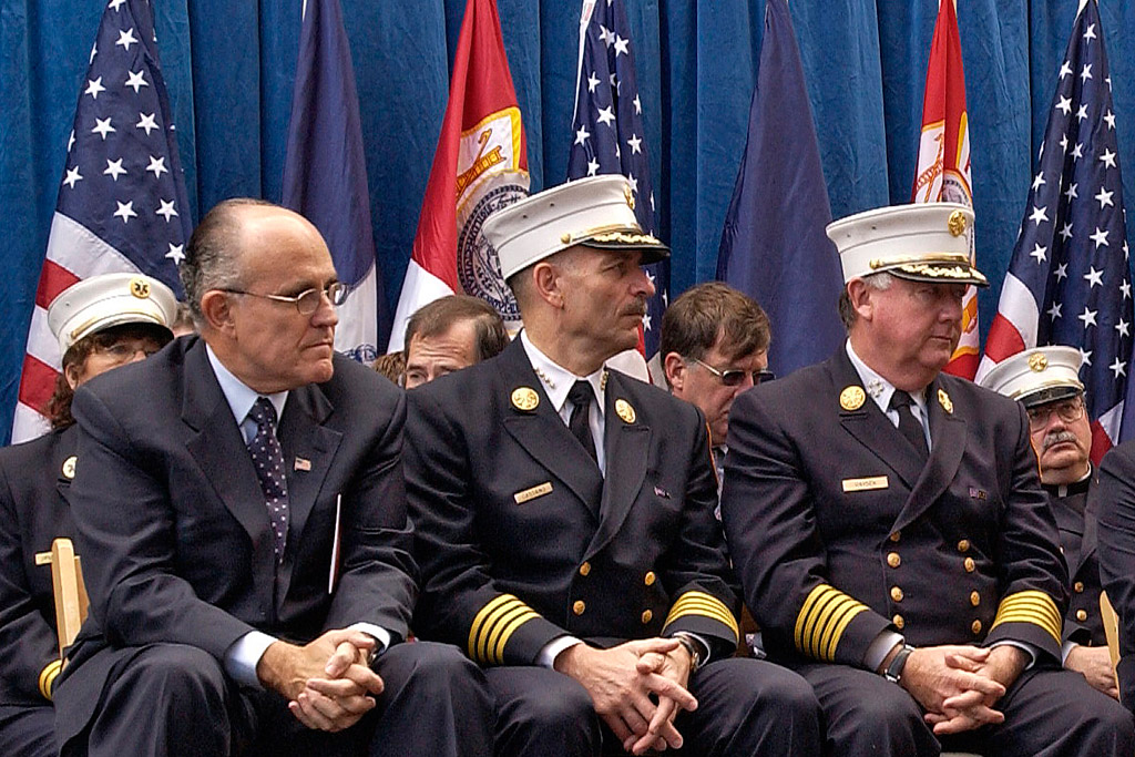 FDNY Memorial Wall Dedication 6/10/2006.  Photo by FF Christopher Landano of the FDNY Photo Unit. © 2006