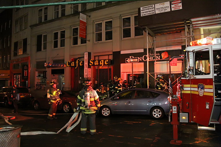 Working fire December 2012